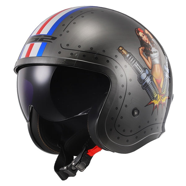 LS2 Spitfire Spark Helmet 1