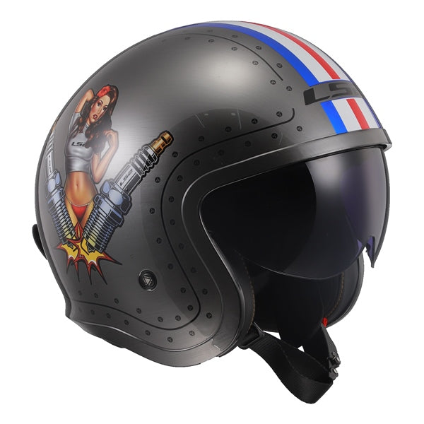 LS2 Spitfire Spark Helmet 3