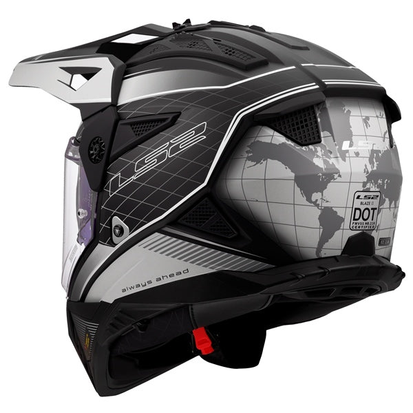 LS2 BLAZE II MERIDIAN W/SUNV Helmet image3