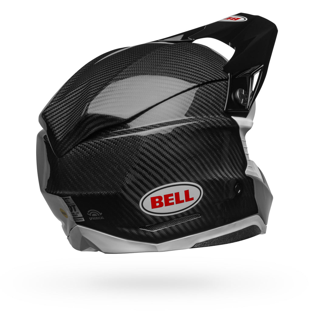 "PS MOTO-10 SPHR BK/WH XS angle 8"