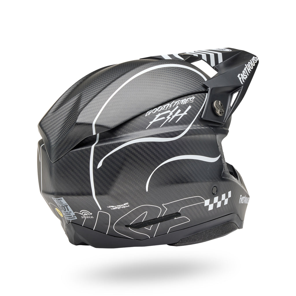 PS MOTO-10 SPHR FH RAVEN MT BK/WH S angle 8